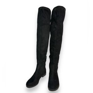 UNISA Unhuhvana Over The Knee Tie Back Sock Boot
